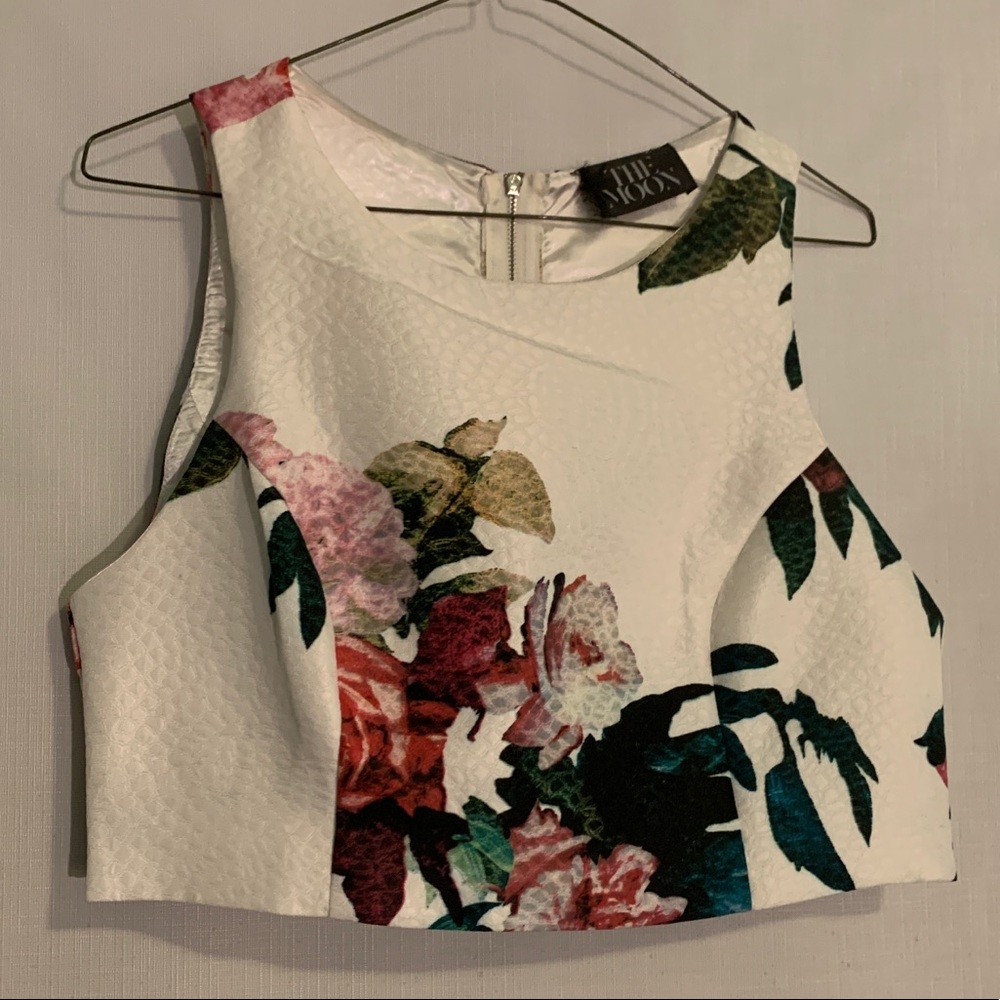 Flower crop top